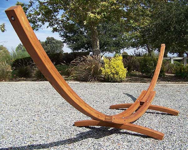 Petra Leisure 14 Ft. Wooden Arc Hammock Stand