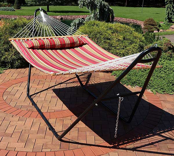 Sunnydaze Universal Multi-Use Heavy-Duty Steel Hammock Stand