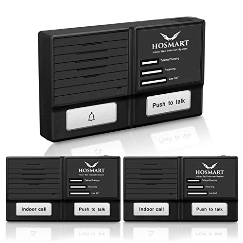 Hosmart 1500 ft. Wireless Doorbell Intercom System