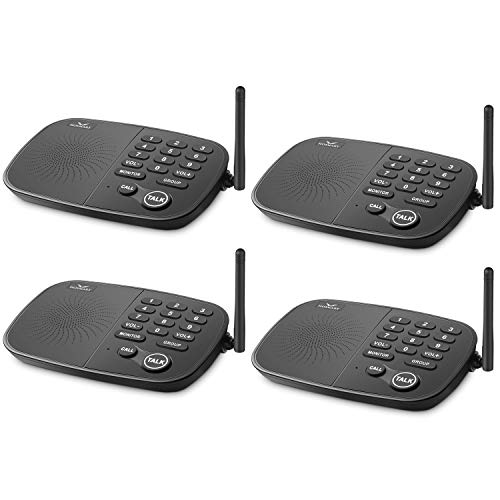 Hosmart ½ Mile Long Range 7-Channel Security Wireless Intercom System