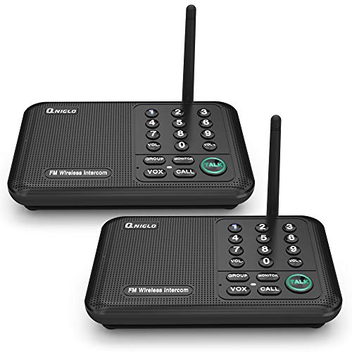 Qniglo Wireless Intercom System 10 Channel ½ Mile Long Range