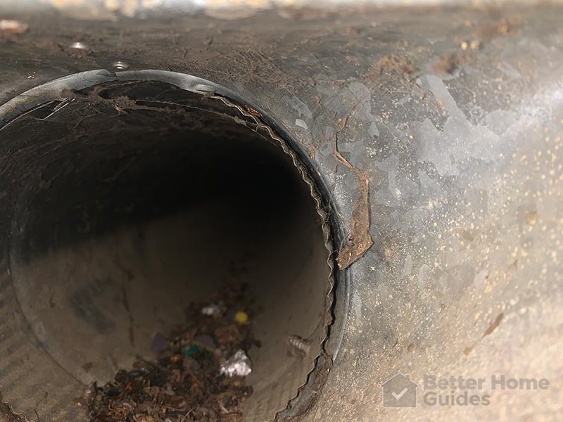 Debris Inside Air Duct