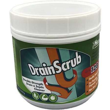 DrainScrub Powder Enzyme Drain Cleaner and Septic Treatment