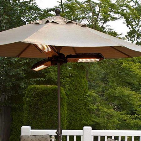 Star Patio Parasol Folding Umbrella Electric Patio Space Heater